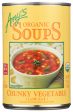 SOUP AMY S CHUNKY VEGETABLE   14.3 OZ   42272005406 For Sale