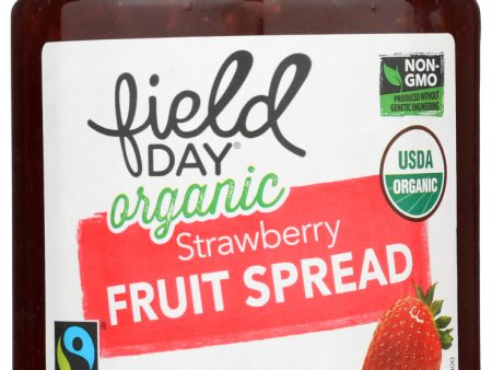 SPREAD FIELD DAY STRAWBERRY ORGANIC   14 OZ   042563602062 For Discount