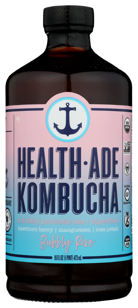 KOMBUCHA HEALTH-ADE ROSE ORGANIC 16 OZ 851861006065 Discount