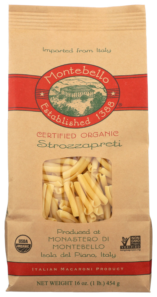 PASTA MONTEBELLO STROZZAPRETI ORGANIC   16 OZ   15532101064 Hot on Sale