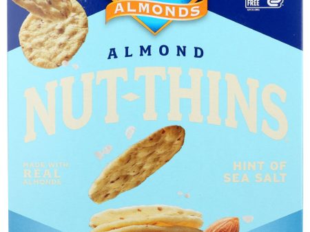 CRACKER BLUE DIAMOND NUT THINS HINT OF SEA SALT 4.25 OZ   41570052785 For Discount