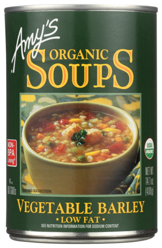 SOUP AMYS VEG BARLEY LF     042272005086 Cheap