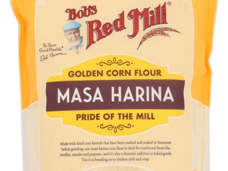 CORN FLOUR BOB S RED MILL MASA HARINA   24 OZ   39978013354 Discount