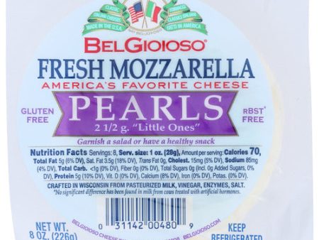 CHEESE MOZZARELLA PEARLS 8OZ     031142004809 Discount