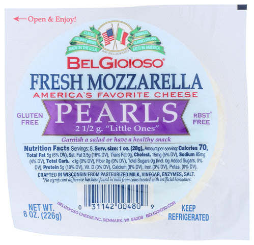 CHEESE MOZZARELLA PEARLS 8OZ     031142004809 Discount