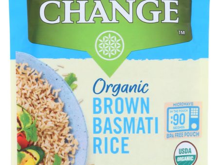 RICE SEEDS OF CHANGE BROWN BASMATI ORGANIC HEAT&EAT  8.5 OZ   748404287930 on Sale