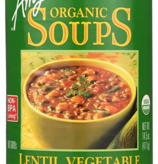 SOUP AMYS LENTIL VEG     042272005352 For Sale