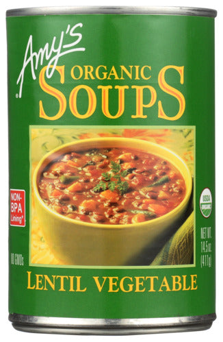 SOUP AMYS LENTIL VEG     042272005352 For Sale