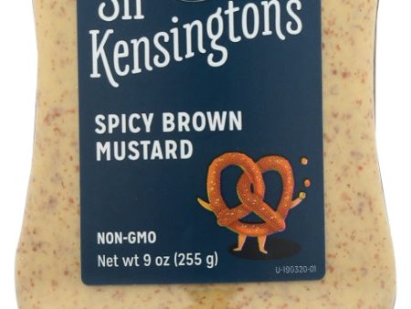 MUSTARD SIR KENSINGTON SPICY BROWN   9OZ   850551005630 Sale