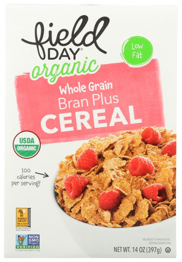 CEREAL FIELD DAY BRAN PLUS ORGANIC   14 OZ   42563602932 Supply