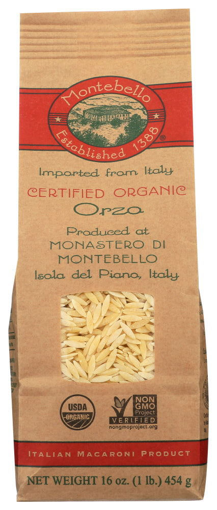 PASTA MONTEBELLO ORZO ORGANIC   16 OZ   15532101170 Online