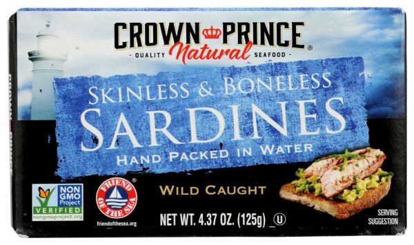 SARDINE CROWN PRINCE SKIN BONE-LESS   4.37 OZ   73230008382 Sale