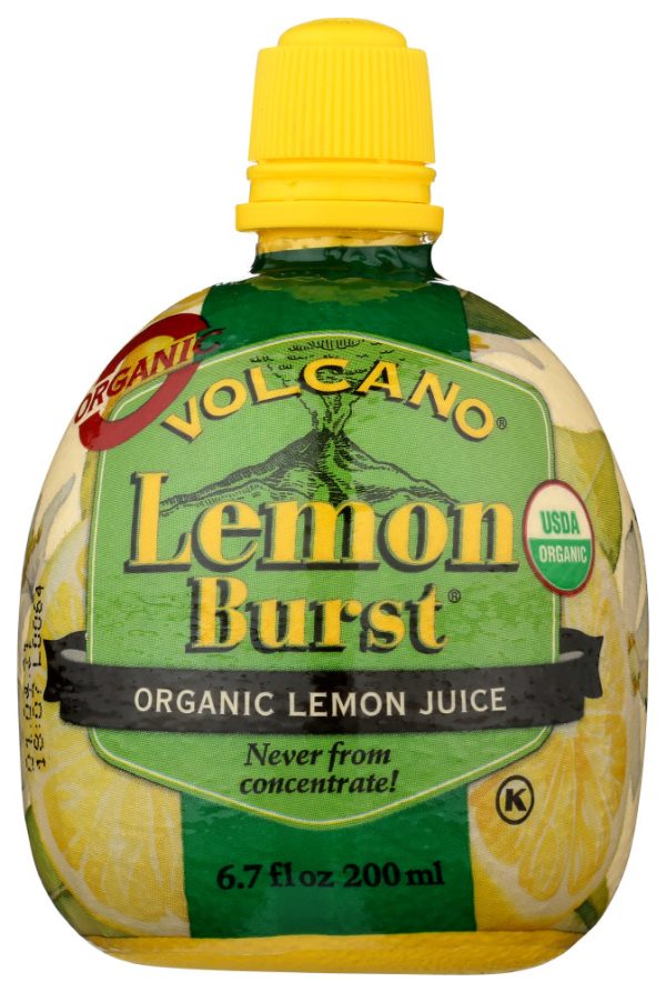 ORGANIC LEMON JUICE BURST VOLCANO   EA   810533009995 Hot on Sale