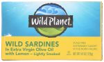 SARDINES WILD PLANET OIL&LEMON   4.375 OZ   829696000817 Cheap