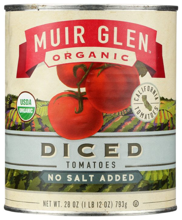 TOMATO MUIR GLEN DICED NO SALT     725342497416 For Discount