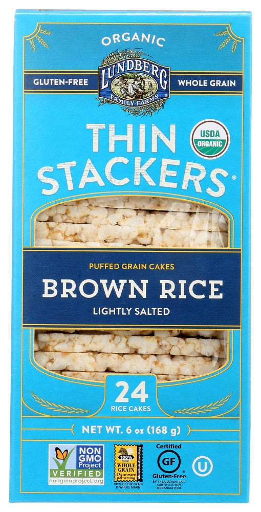 RICE CAKE LUNDBERG FAMILY FARM LOW SALT BROWN RICE ORGANIC STACKER   5.9 OZ   73416000469 Online Hot Sale