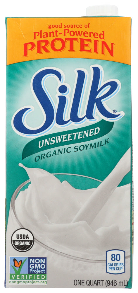 SILK UNSWEETENED ORGANIC SOYMILK 32 OZ     025293600898 Fashion