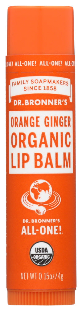 LIP BALM DR BRONNER ORANGE GINGER   .15 OZ   018787920015 Online