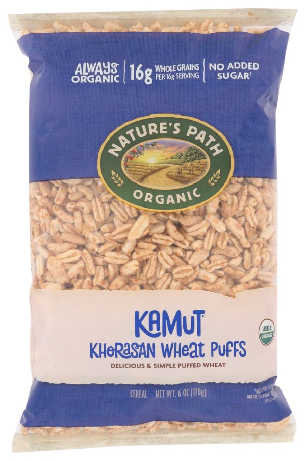 CEREAL NATURE S PATH  KAMUT PUFFS   6 OZ   58449620044 For Sale