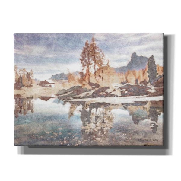 Little Cabin by the Lake  by Bluebird Barn, Canvas Wall Art on Sale