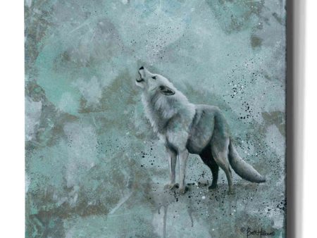 Simplicity Wolf  by Britt Hallowell, Canvas Wall Art For Sale