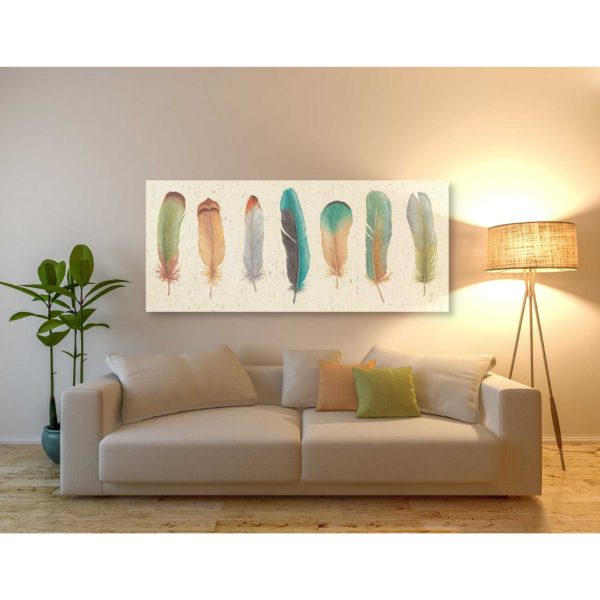 Feather Tales VII  by Daphne Brissonet, Canvas Wall Art For Cheap