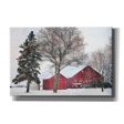 Snowy Barn  by Bluebird Barn, Canvas Wall Art Supply