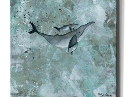 Simplicity Humpback  by Britt Hallowell, Canvas Wall Art For Cheap