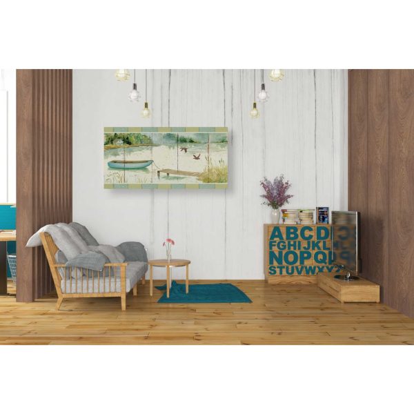 Lakeside Dock  by Daphne Brissonet, Canvas Wall Art Online Hot Sale