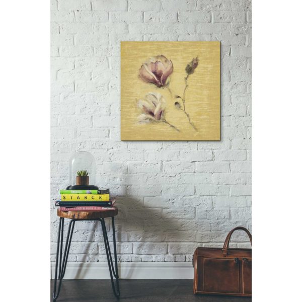 Magnolia Blossom on Gold  by Cheri Blum, Canvas Wall Art Cheap