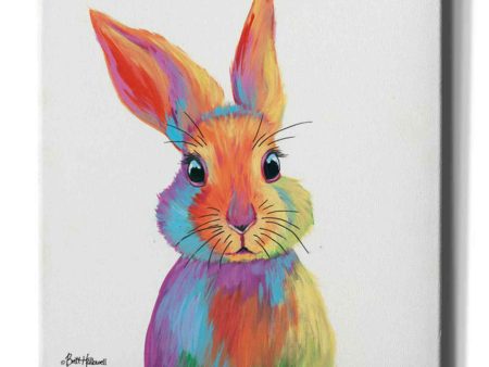 Cheery Bunny  by Britt Hallowell, Canvas Wall Art Online Hot Sale