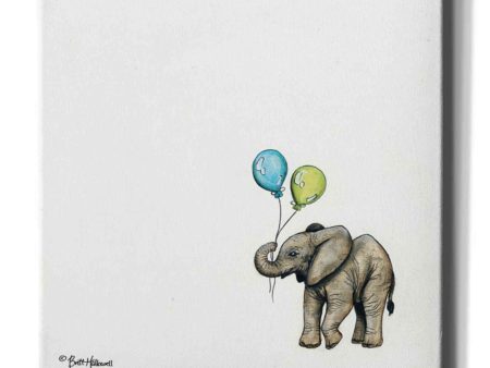 Nursery Elephant  by Britt Hallowell, Canvas Wall Art on Sale