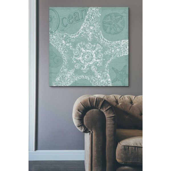 Aqua Treasure I  by Daphne Brissonet, Canvas Wall Art Supply