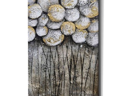 Bubble Trees in White  by Britt Hallowell, Canvas Wall Art Online