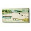 Lakeside Dock  by Daphne Brissonet, Canvas Wall Art Online Hot Sale