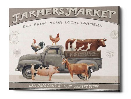 Vintage Farm I v2  by Daphne Brissonet, Canvas Wall Art on Sale