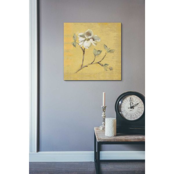 Dogwood Blossom on Gold  by Cheri Blum, Canvas Wall Art For Discount