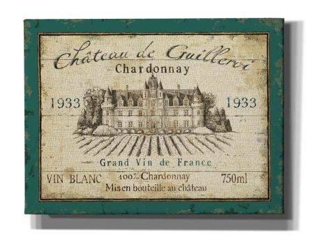 French Wine Label IV  by Daphne Brissonet, Canvas Wall Art Discount