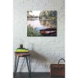 Rowboat Pond Landscape  by Bluebird Barn, Canvas Wall Art For Discount