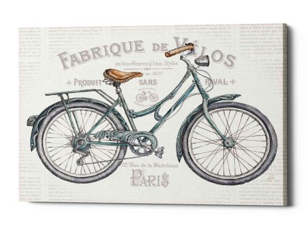 Bicycles I v2  by Daphne Brissonet, Canvas Wall Art Cheap