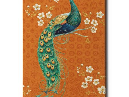 Ornate Peacock IX Spice  by Daphne Brissonet, Canvas Wall Art Fashion