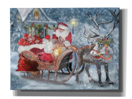 Santa s Little Helper  by Bluebird Barn, Canvas Wall Art Online now