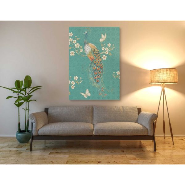 Ornate Peacock XD  by Daphne Brissonet, Canvas Wall Art on Sale