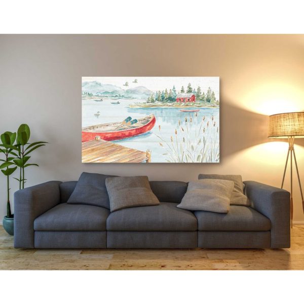 Lake Moments I  by Daphne Brissonet, Canvas Wall Art For Sale