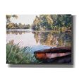 Rowboat Pond Landscape  by Bluebird Barn, Canvas Wall Art For Discount