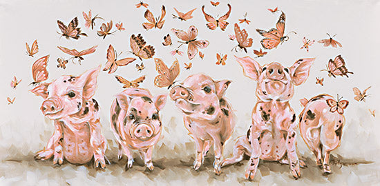 HH223 - Butterfly Dance with the Piglets - 18x9 For Discount