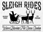 LET766 - Sleigh Rides - 16x12 For Sale