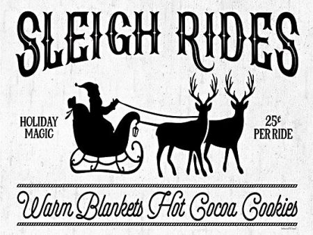 LET766 - Sleigh Rides - 16x12 For Sale