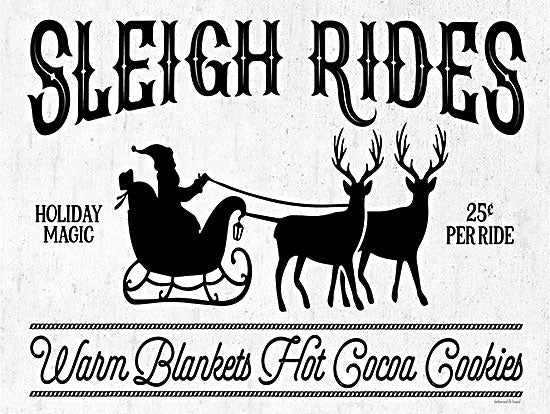 LET766 - Sleigh Rides - 16x12 For Sale