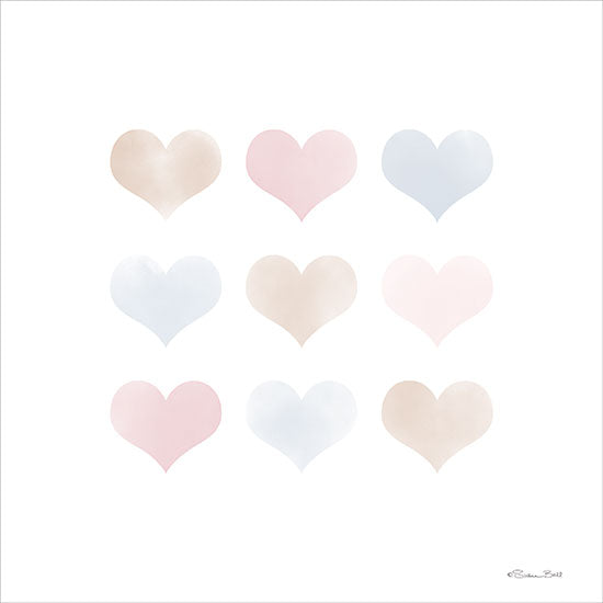 SB1218 - Watercolor Hearts - 12x12 Online Hot Sale